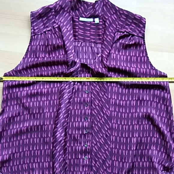 Halogen sleeveless high/low blouse/shirt - Picture 6 of 7